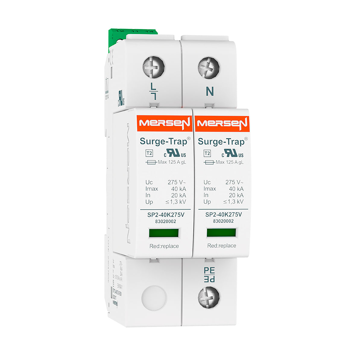 MERSEN - SPD T2,40KA,UC275V,2+0 TNS,R 83020123
