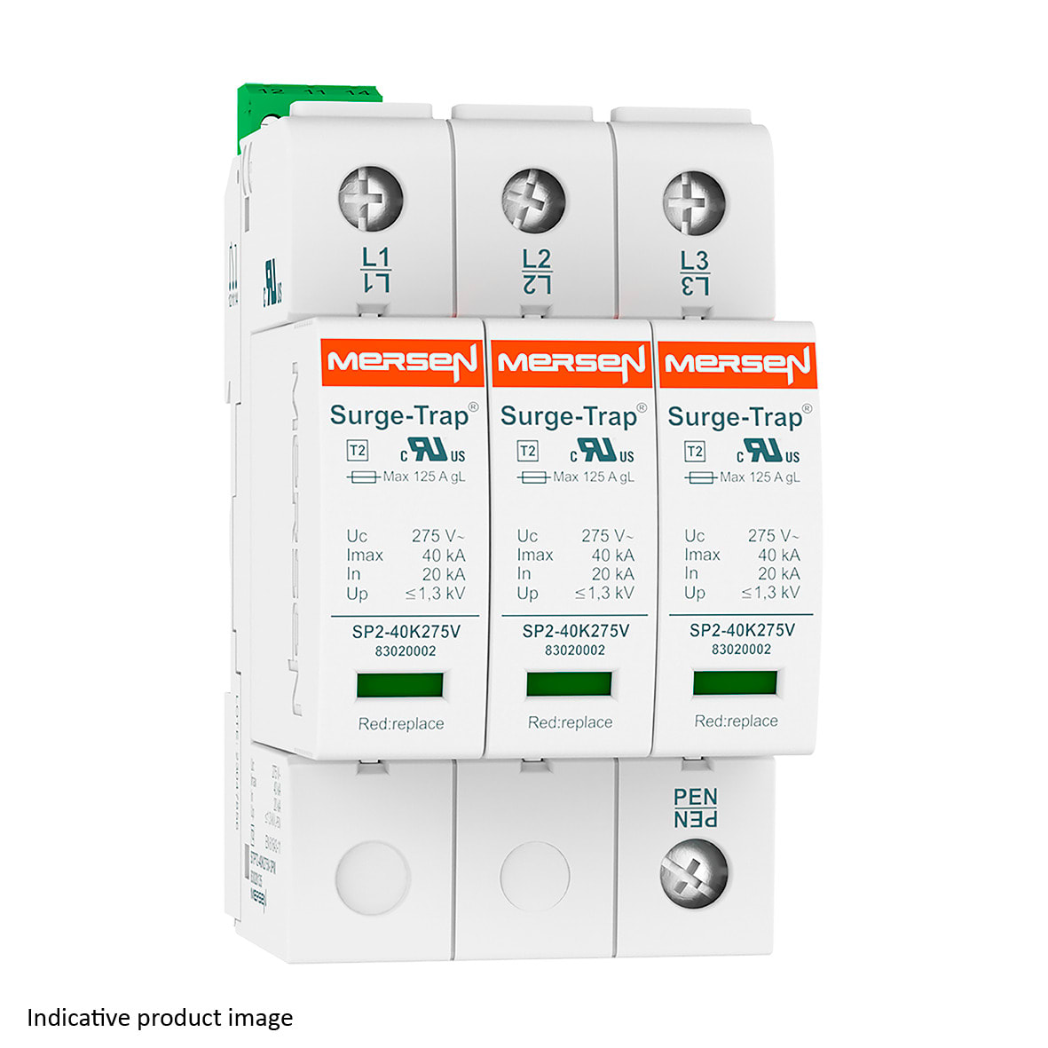 MERSEN - SPD T2,40KA,UC150V,3+0 TNC,R