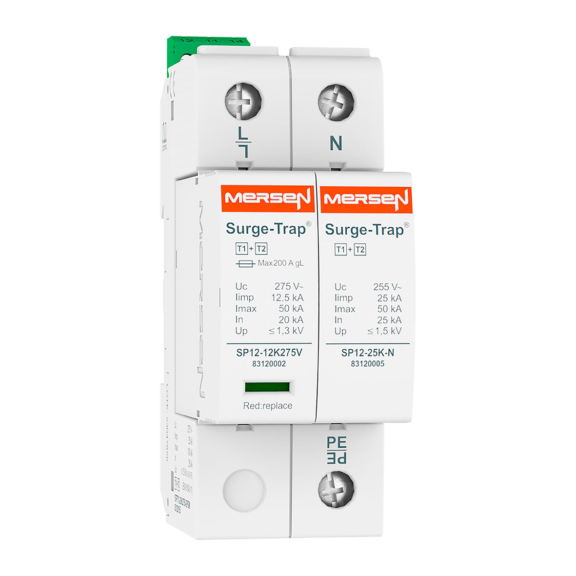 MERSEN - SPD T1+2,12.5KA,UC275V,1+1,R 83120115