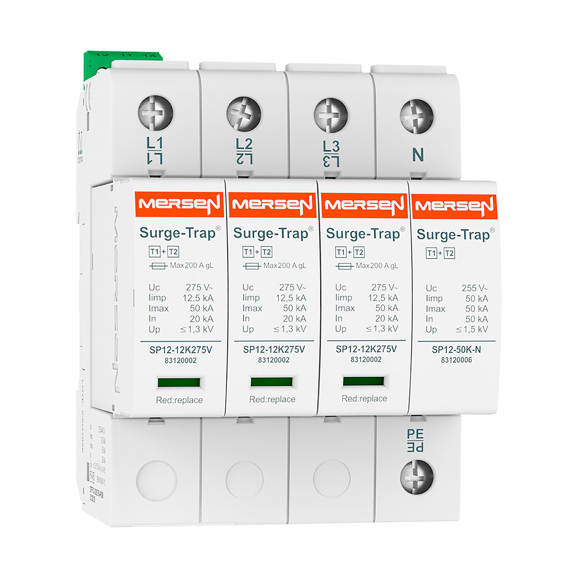 MERSEN - SPD T1+2,12.5KA,UC275V,3+1,R