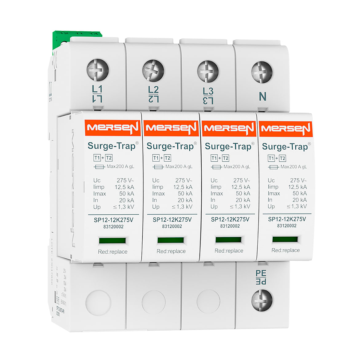 MERSEN - SPD T1+2,12.5KA,UC275V,4+0,R 83120145