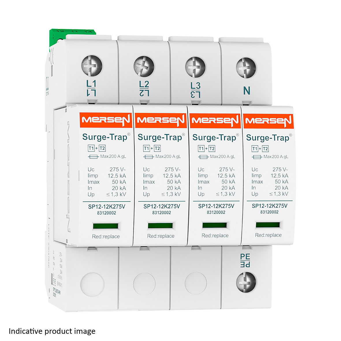 MERSEN - SPD T1+2,12.5KA,UC320V,4+0,R