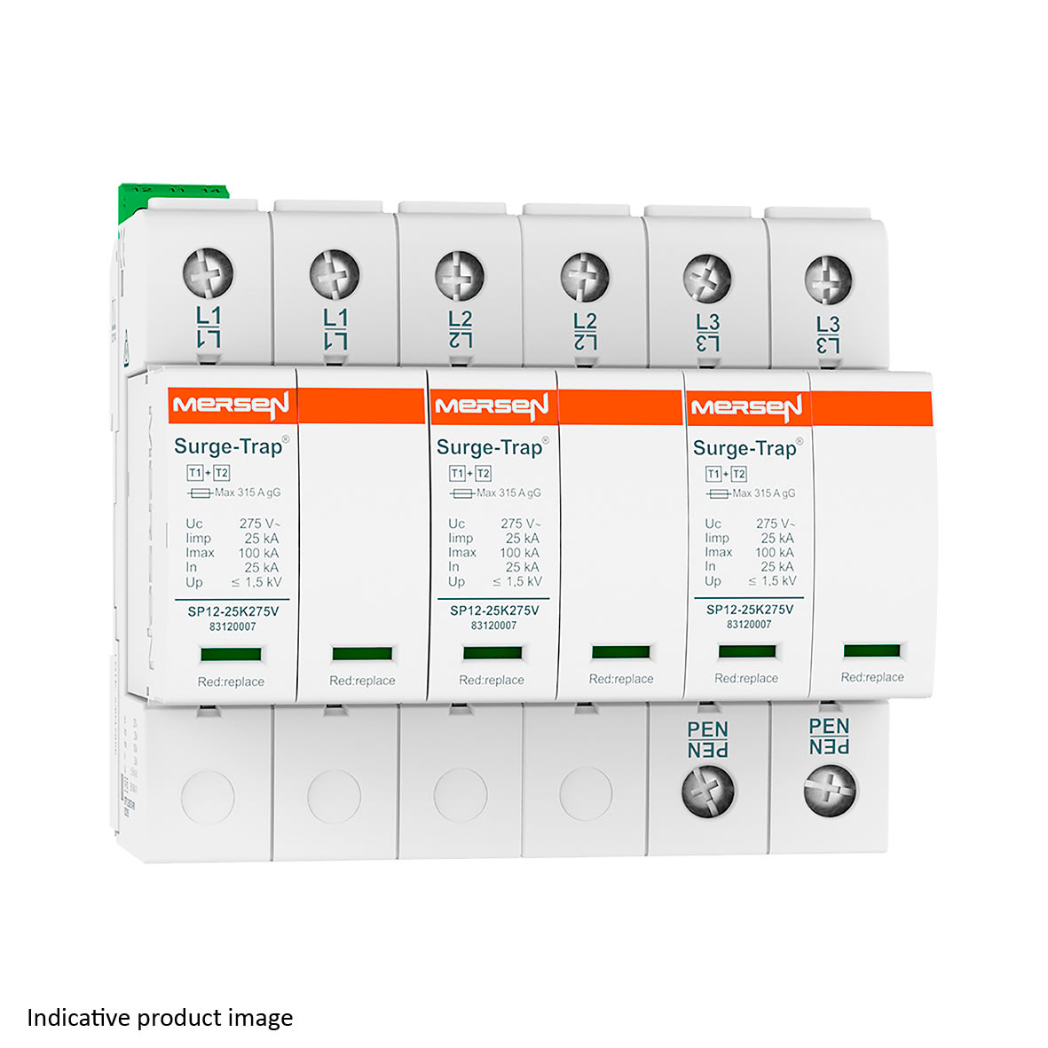 MERSEN - SPD T1+2,25KA,UC275V,3+0 TNC