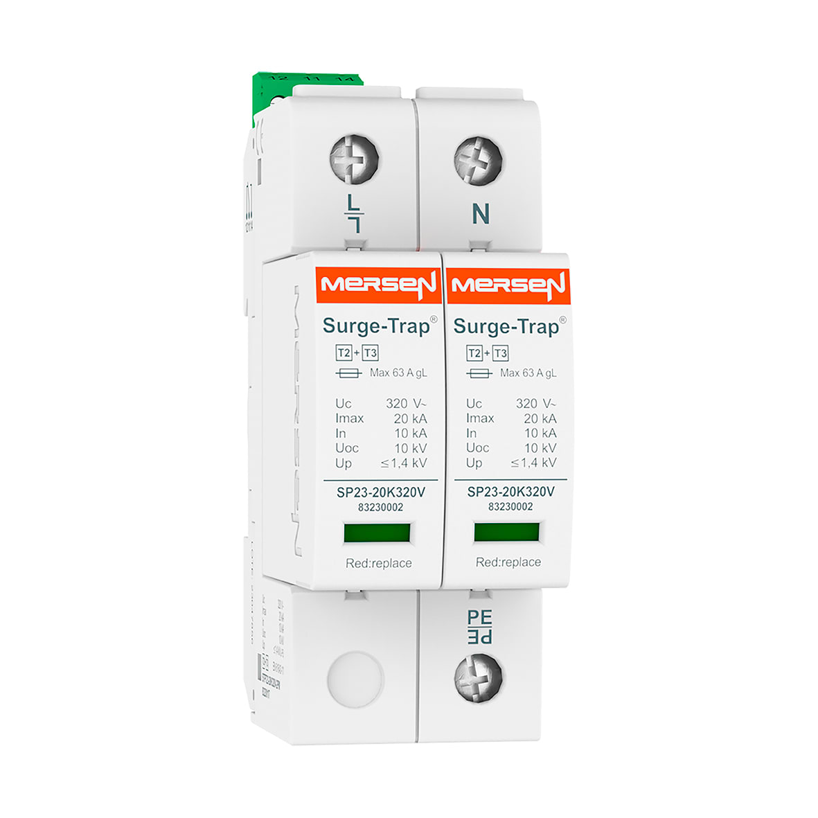 MERSEN - SPD T2+3,20KA,UC320V,2+0 TNS,R 83230117