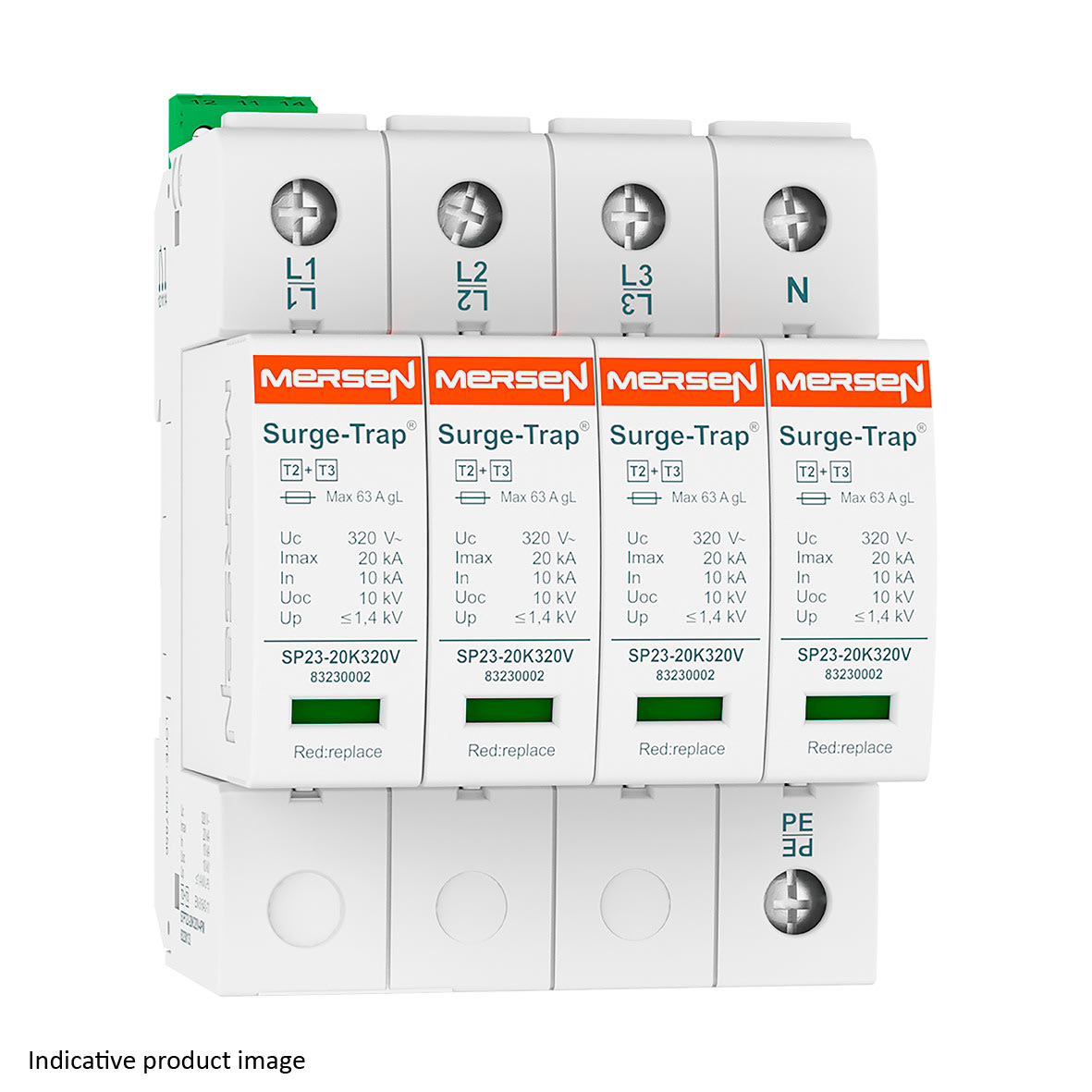 MERSEN - SPD T2+3,20KA,UC320V,4+0 TNS, 83230132