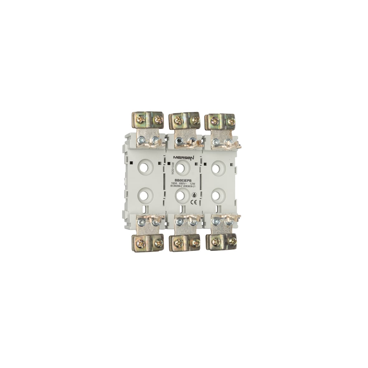 MERSEN - BASI PER FUS. NH00 CERAMICA 3 POLI BB003