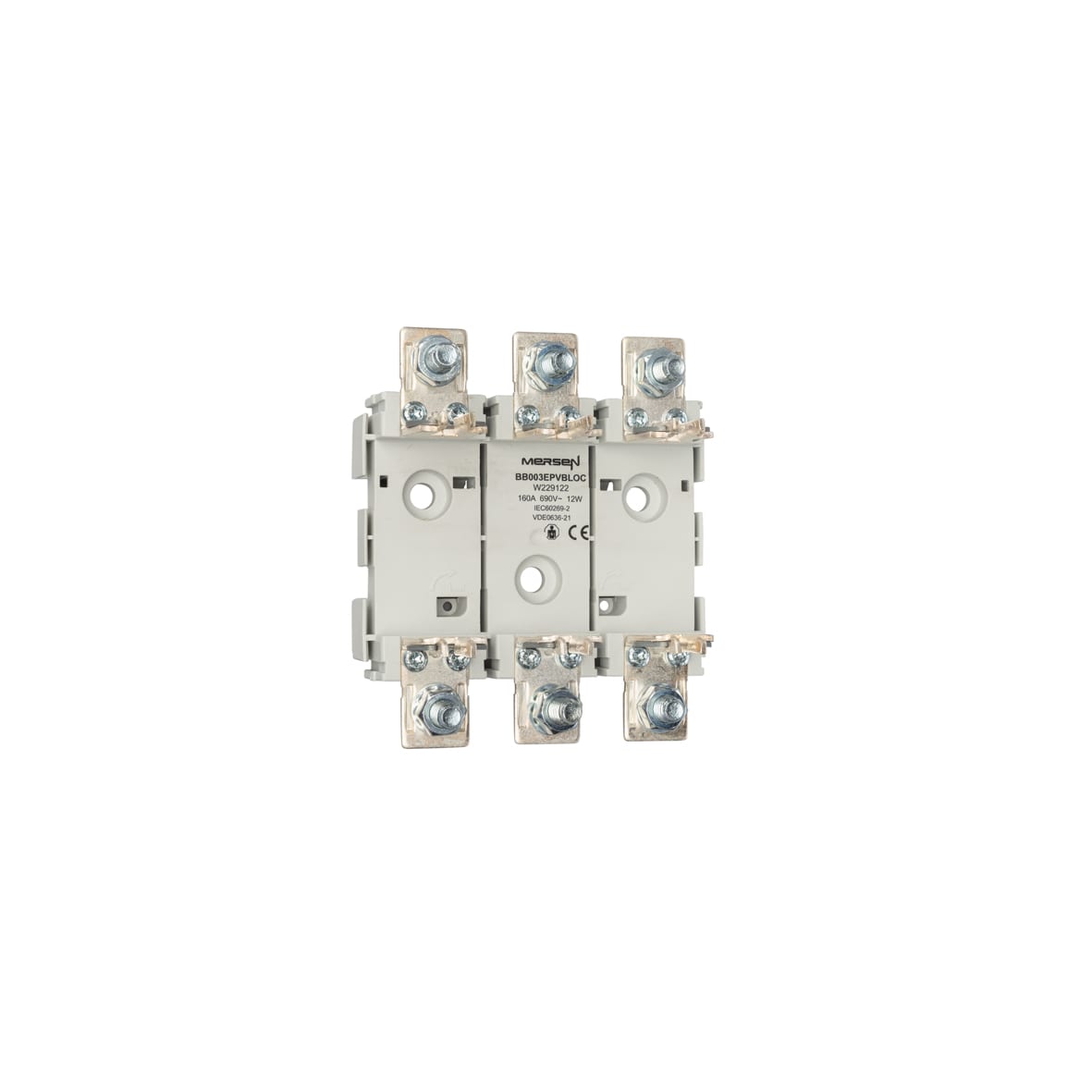 MERSEN - BASI PER FUS. NH00 PLASTICA 3P BB003EPVB