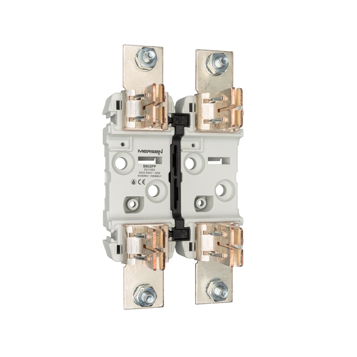 MERSEN - BASI PER FUS. NH2 PLASTICA 2 POLI BB22PP S211593