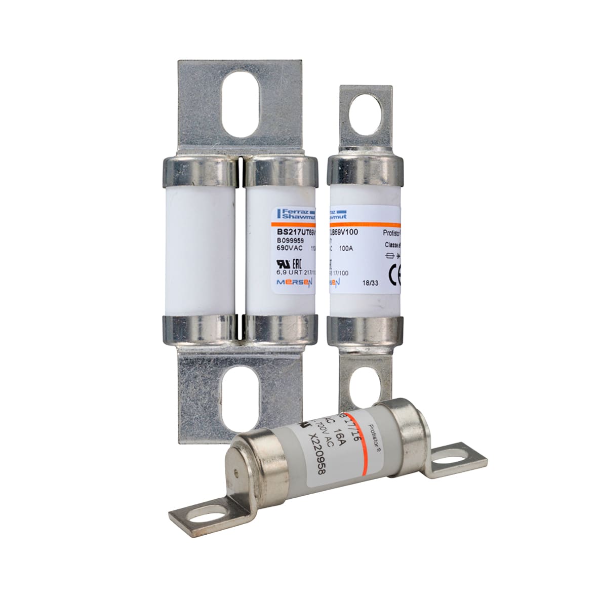 MERSEN - FUS.BS88-4 2X17X49 690V SENZA P. URT 90A