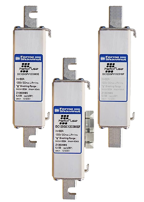 MERSEN - FUS. 1200VDC T121 GPV 100A PB
