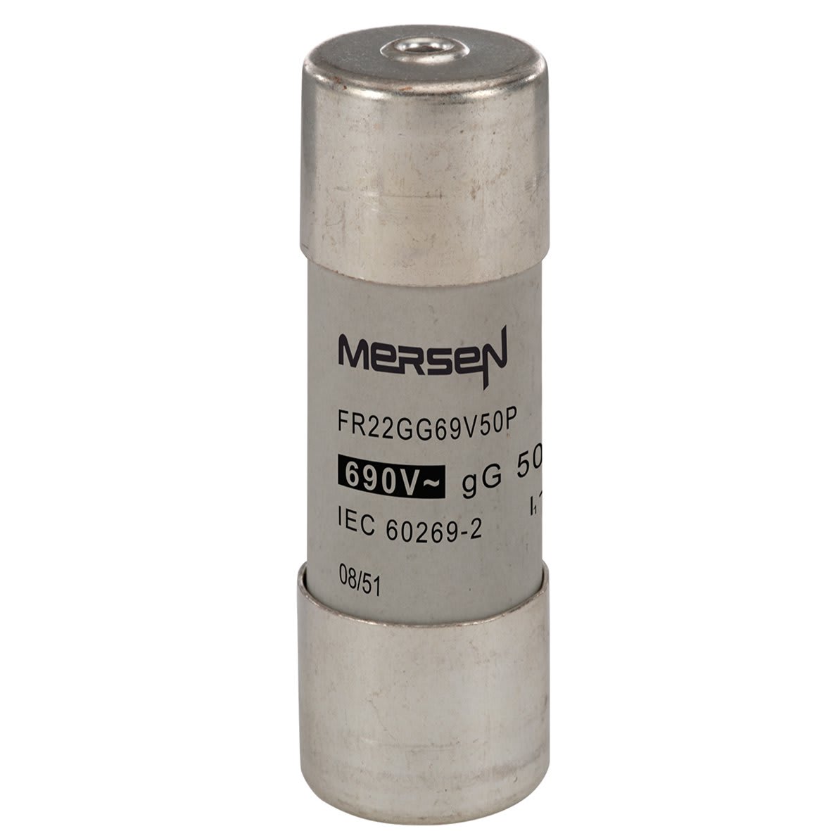 MERSEN - FUS. BT GG 22 X 58 690VAC CON PERC. 50A