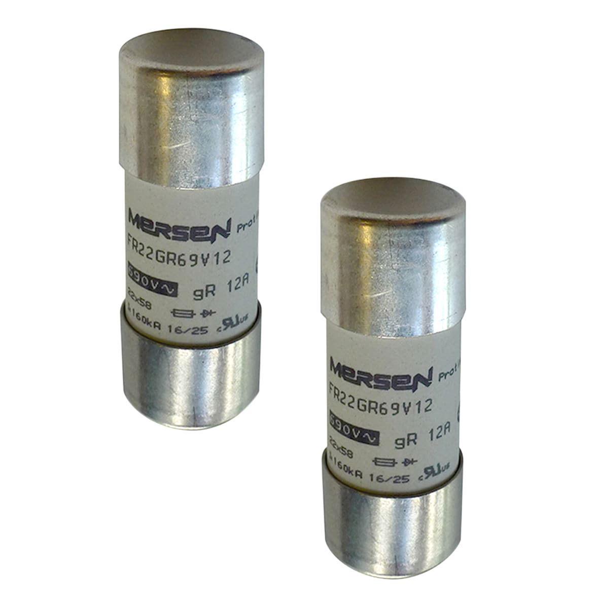MERSEN - FUS. 22X58 GRC 690VAC CON PERC. 80A