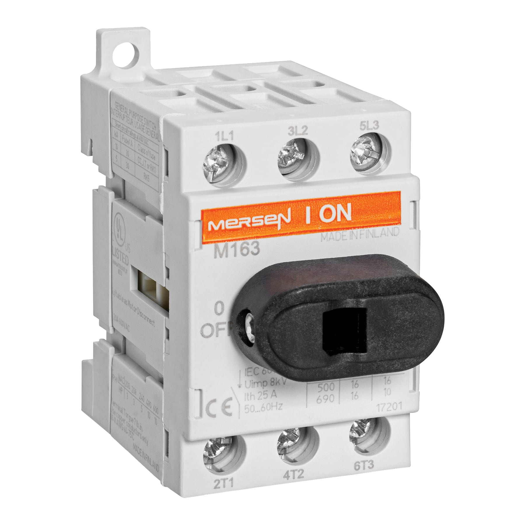 MERSEN - IEC UL508 SWITCH 25A 3P