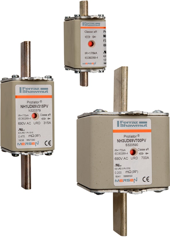 MERSEN - FUS. NH T.0 URD 690VAC CON PERC. 200A