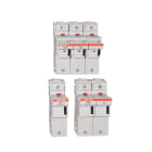 MERSEN - Portafusibili 800VAC 1000VDC UL 22x58 3 poli 2x Microcontatto IP20