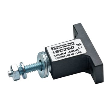 MERSEN - Blocco fusibili 1500VAC 1500VDC 400A 1 polo Perno 1/4 pollice