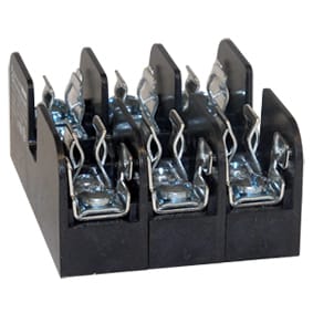 MERSEN - Blocco fusibili 600VAC/DC Midget 30A 3P Lamina a pressione con clip rinforzata