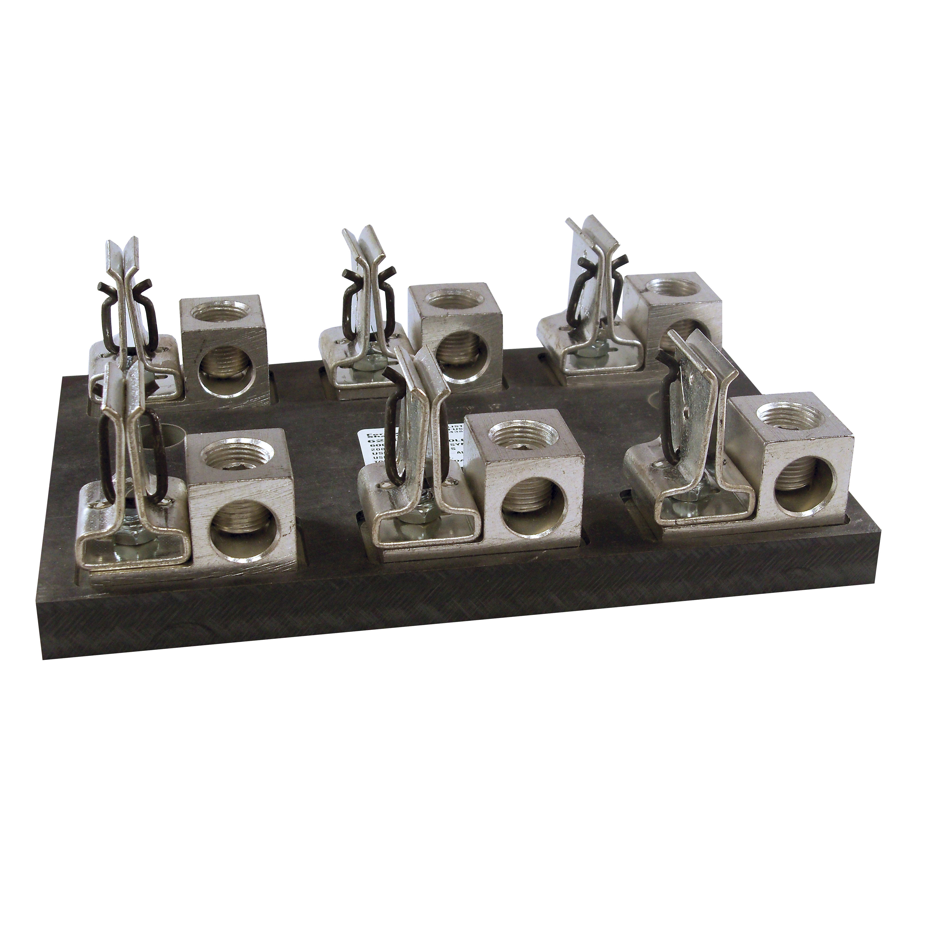 MERSEN - Blocco fusibili 600VAC 600VDC Classe J 200A 3 poli Clip laterale box