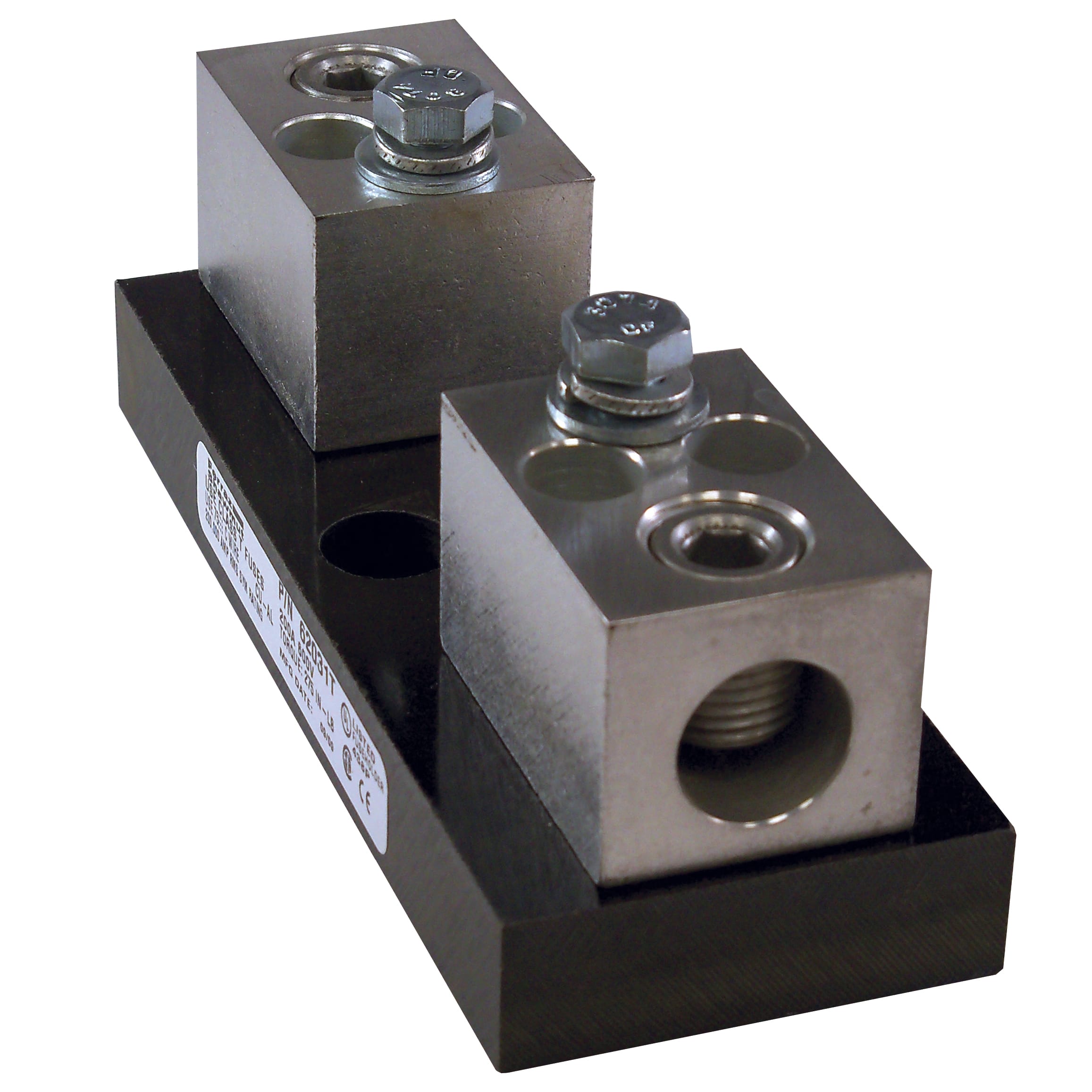 MERSEN - Blocco fusibili 600VAC 600VDC Classe T 200A 1 polo Box