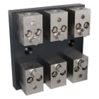 MERSEN - Blocco fusibili 600VAC 600VDC Classe T 200A 3 poli Scatola in rame