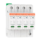 MERSEN - SPD Type 2, 40kA, Uc275V, 4+0 TNS, 4 Poles, 4 Modules, Pluggable, Remote