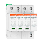 MERSEN - SPD Type 1+2, 12.5kA, Uc275V, 3+1 TT, 4 Poles, 4 Modules, Pluggable, Remote