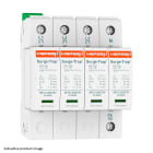 MERSEN - SPD Type 1+2, 12.5kA, Uc320V, 4+0 TNS, 4 Poles, 4 Modules, Pluggable