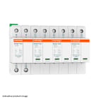MERSEN - SPD Type 1+2, 25kA, Uc275V, 3+1 TT, 4 Poles, 8 Modules, Pluggable