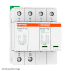 MERSEN - SPD Type 1+2, 25kA, Uc275V, 1+1 TT, 2 Poles, 4 Modules, Pluggable