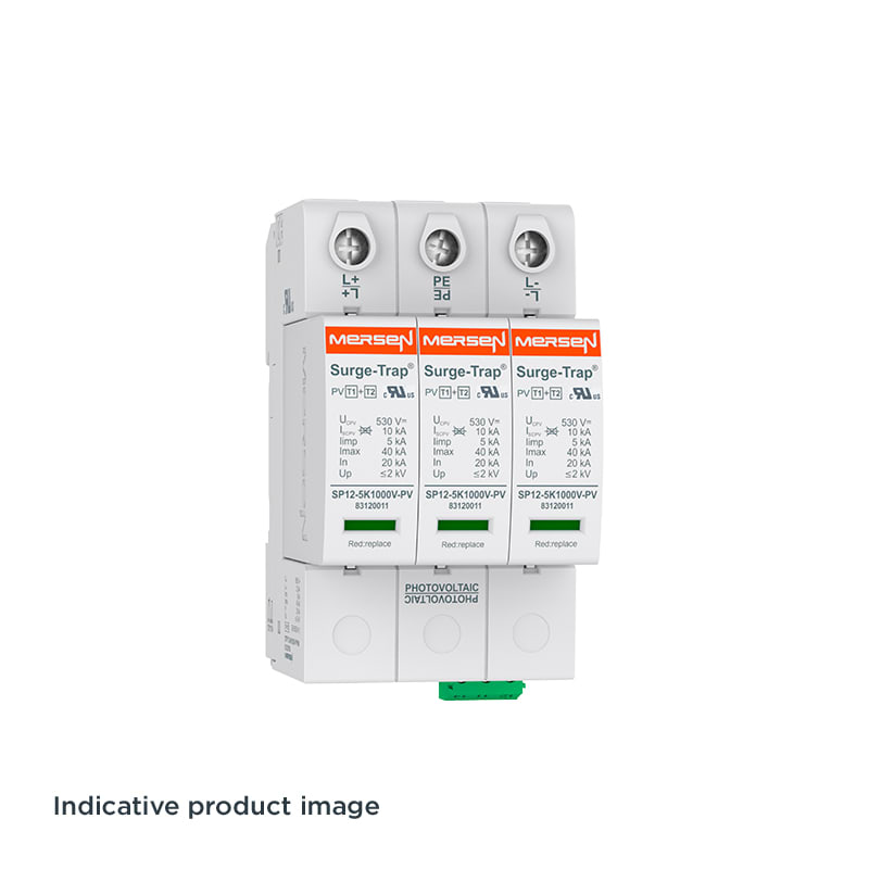 MERSEN - SPD T1+2,5kA,Ucpv 1500V,YPV,3P,Plug