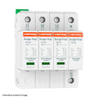 MERSEN - SPD Type 2+3, 20kA, Uc150V, 3+1 TT, 4 Poles, 4 Modules, Pluggable, Remote
