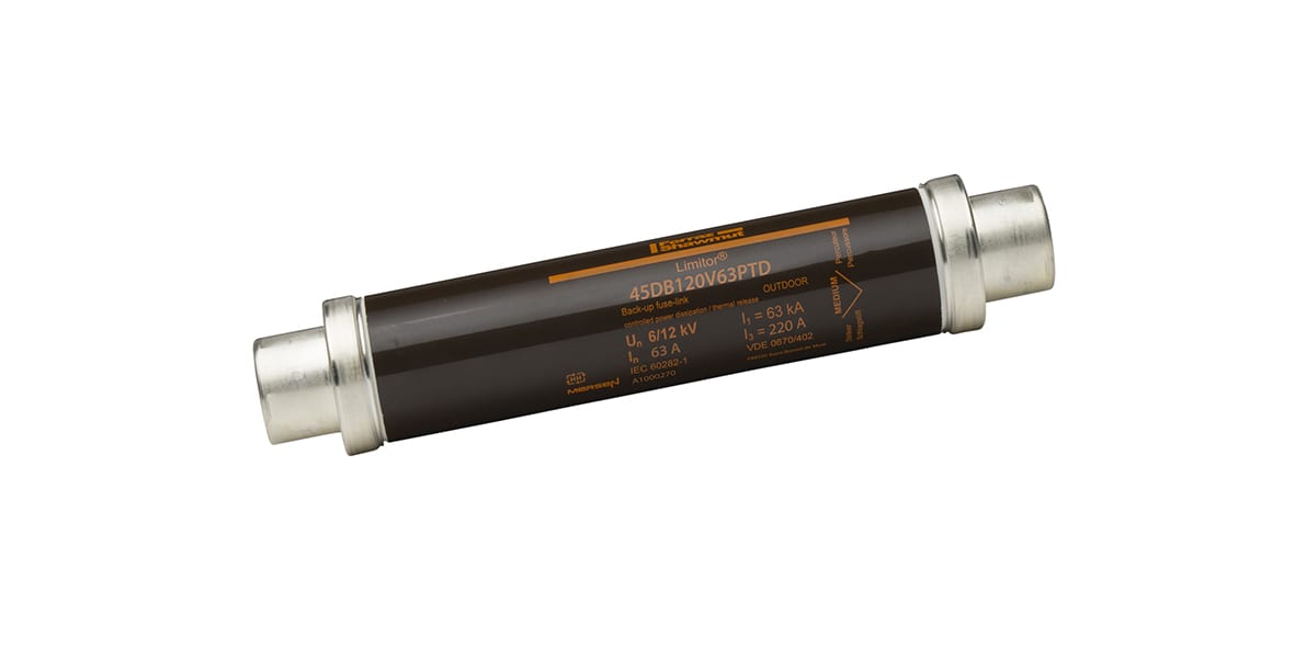 MERSEN - Fusibile di backup HV DIN VDE T402 12kVAC 63A d65,L292mm Percussore Termico 80N