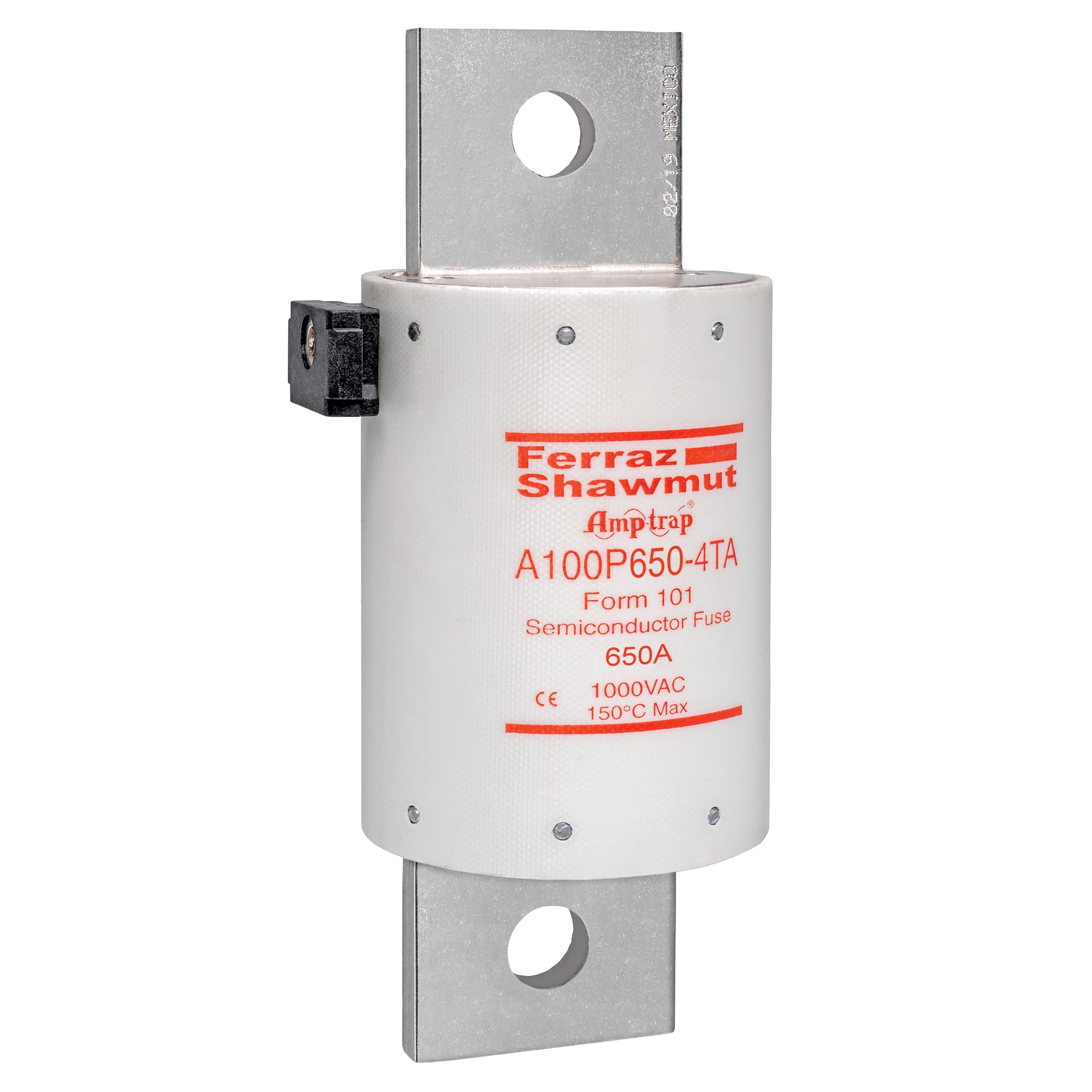 MERSEN - Fusibile ad alta velocità A100P 1000VAC 750VDC 650A Imbullonato Coltello Ind. TA