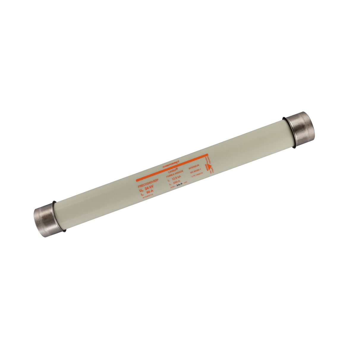 MERSEN - Fusibile di backup HV UTE Limitor® 24kVAC CEI 50A d55mm, L520mm Percussore 80N