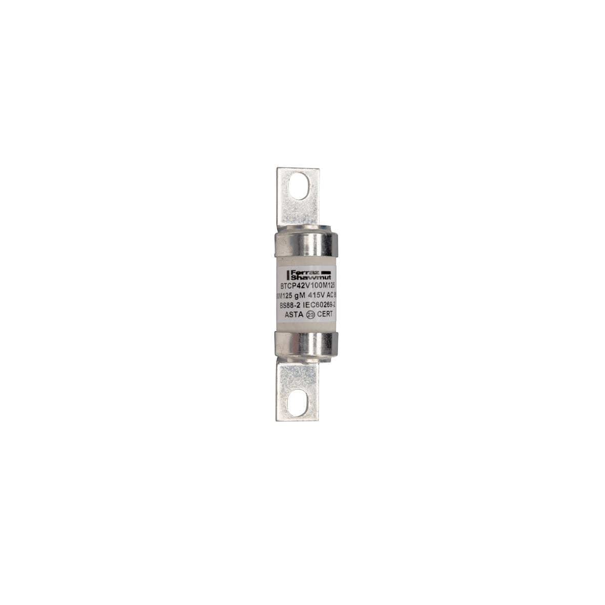 MERSEN - Fusibile BS IEC gM A4 415VAC 240VDC 100M125A BTCP Lame sfalsate