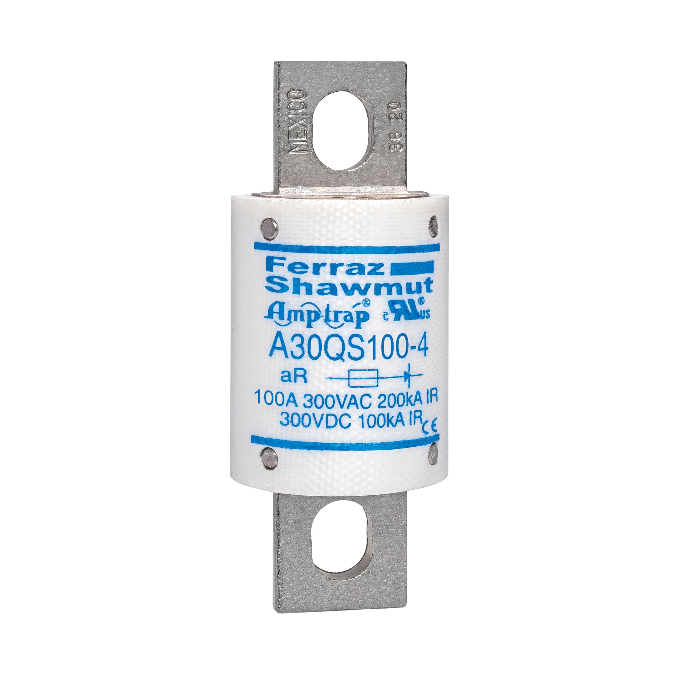 MERSEN - Fusibile ad alta velocità Amp-Trap® A30QS 300VAC 300VDC 100A Coltello