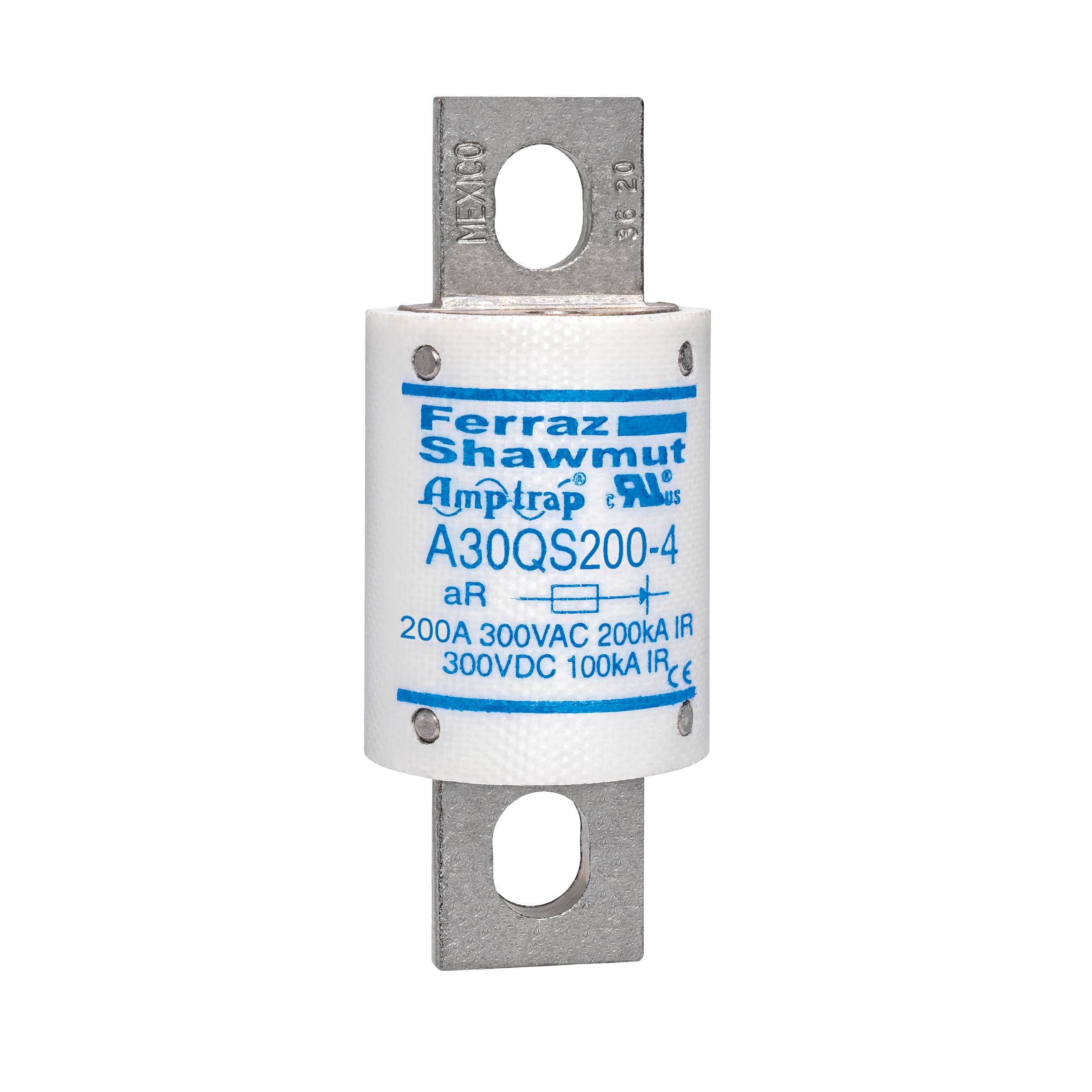MERSEN - Fusibile ad alta velocità Amp-Trap® A30QS 300VAC 300VDC 200A Coltello