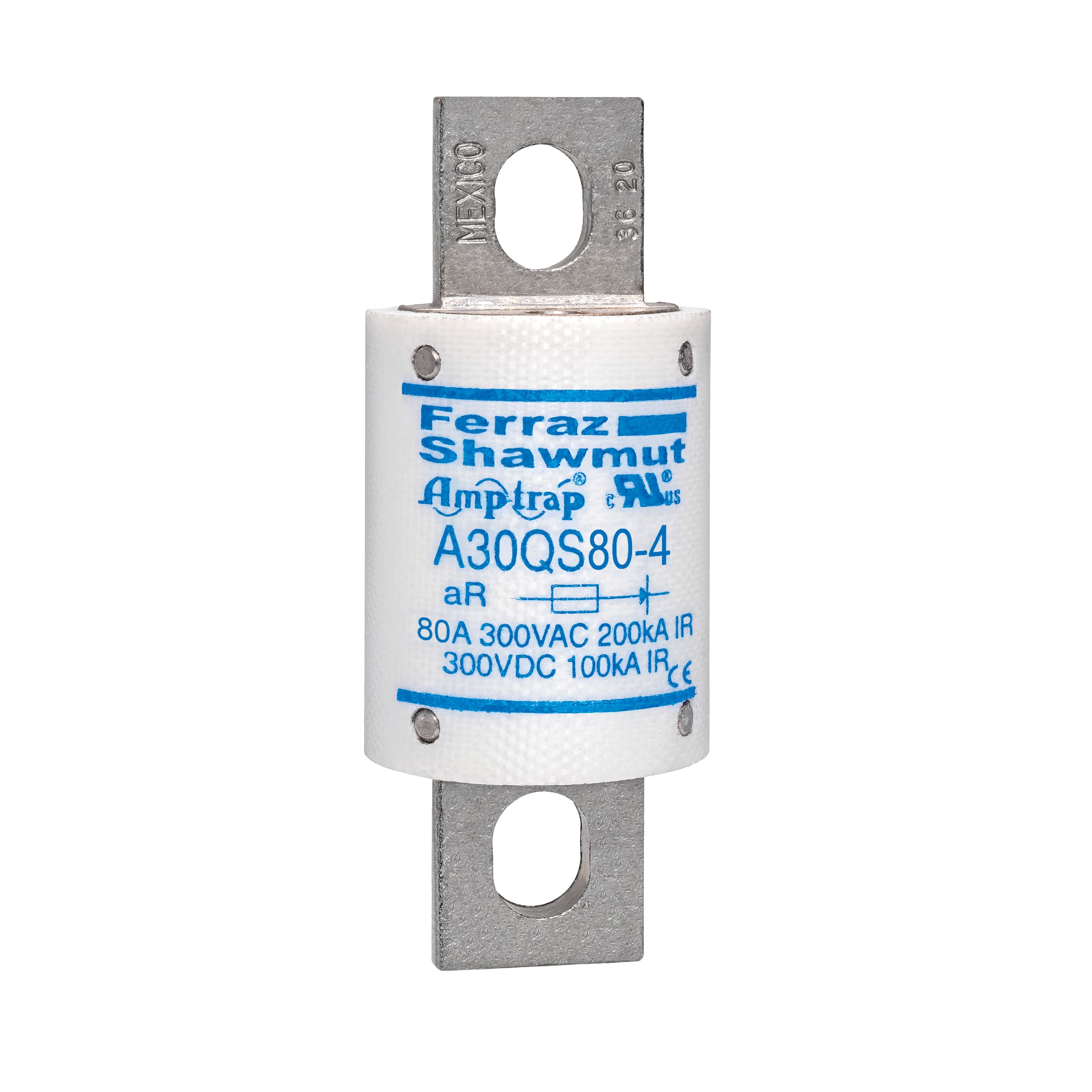 MERSEN - Fusibile ad alta velocità Amp-Trap® A30QS 300VAC 300VDC 80A Coltello