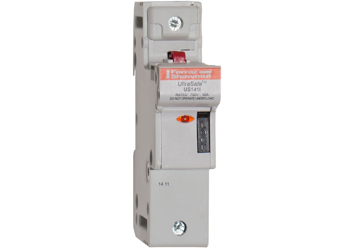 MERSEN - Portafusibili 800VAC 1000VDC UL 14x51 1 polo Indicatore visivo IP20