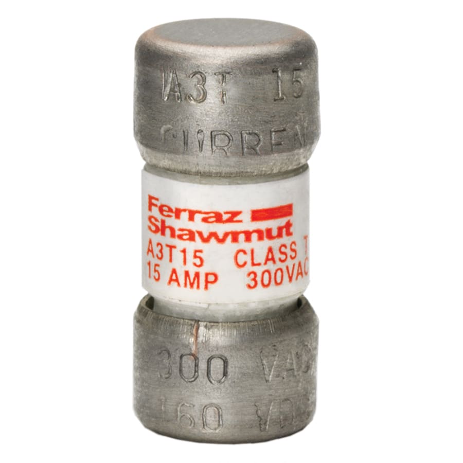 MERSEN - Fusibile A3T - Classe T - Ad azione rapida 300VAC 160VDC 15A Cilindrico