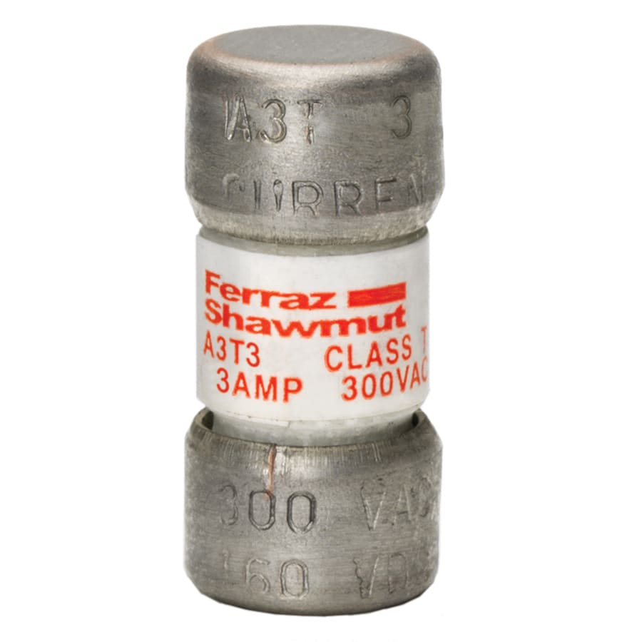 MERSEN - Fusibile A3T - Classe T - Ad azione rapida 300VAC 160VDC 3A Cilindrico