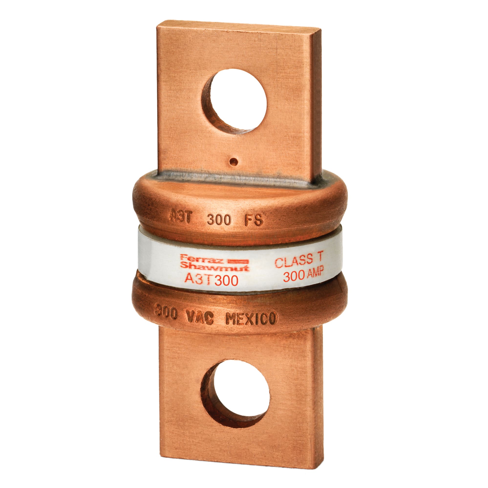 MERSEN - Fusibile A3T - Classe T - Ad azione rapida 300VAC 160VDC 300A Coltello