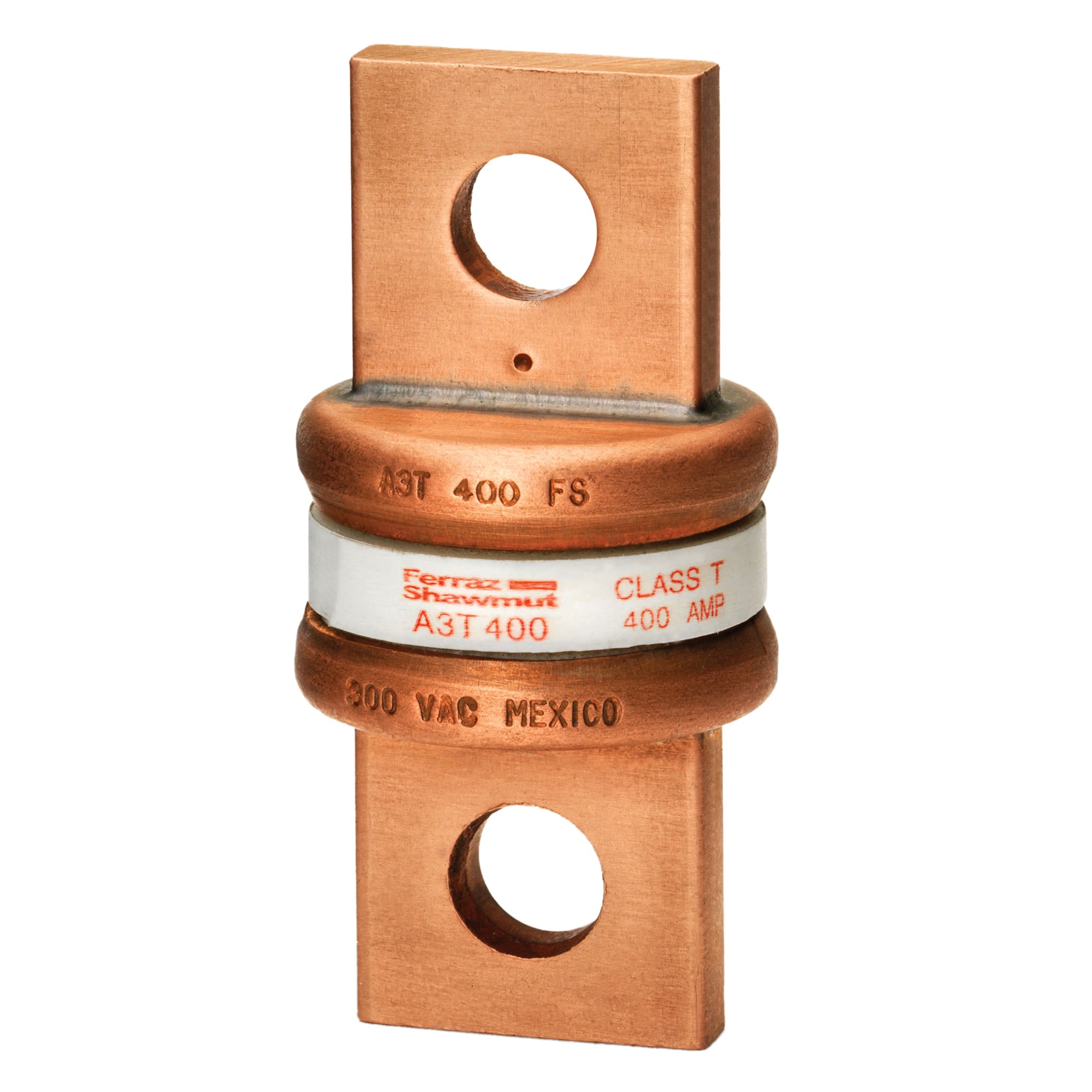 MERSEN - Fusibile A3T - Classe T - Ad azione rapida 300VAC 160VDC 400A Coltello