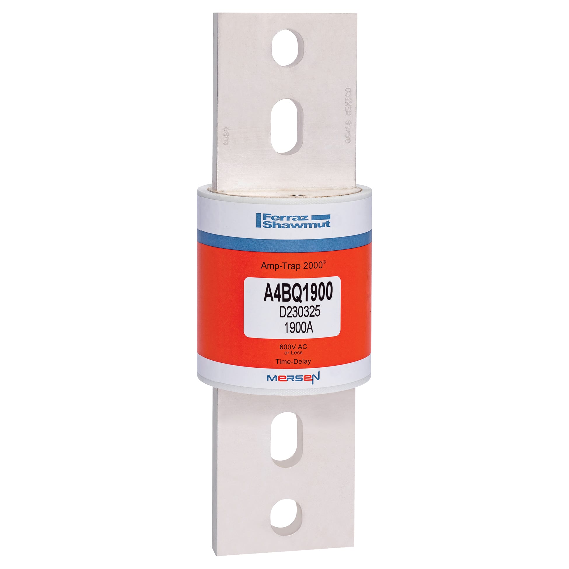 MERSEN - Fusibile A4BQ - Classe L - Ritardati 600VAC 500VDC 1900A Coltello