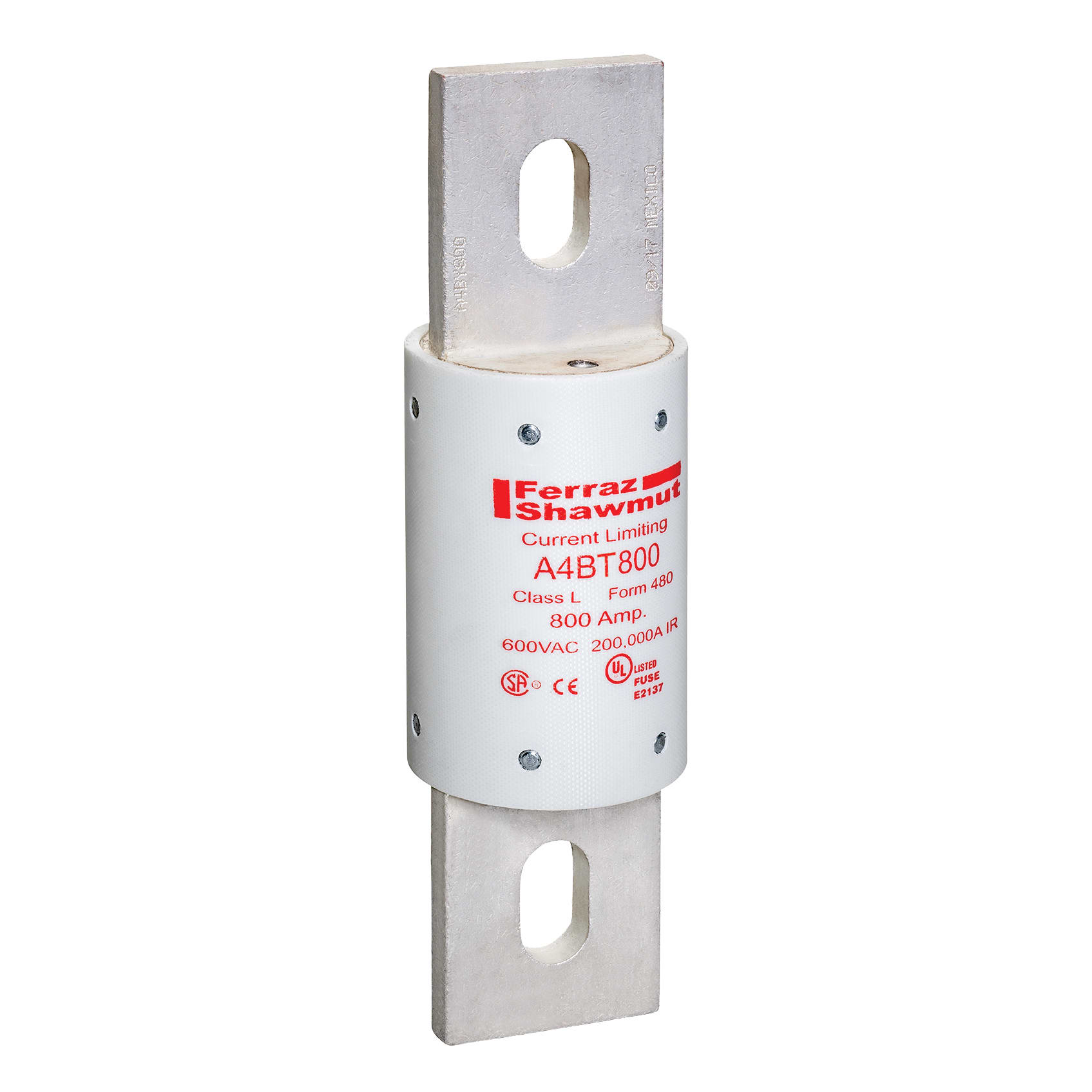 MERSEN - Fusibile A4BT - Classe L - Ritardati 600VAC 500VDC 800A Coltello