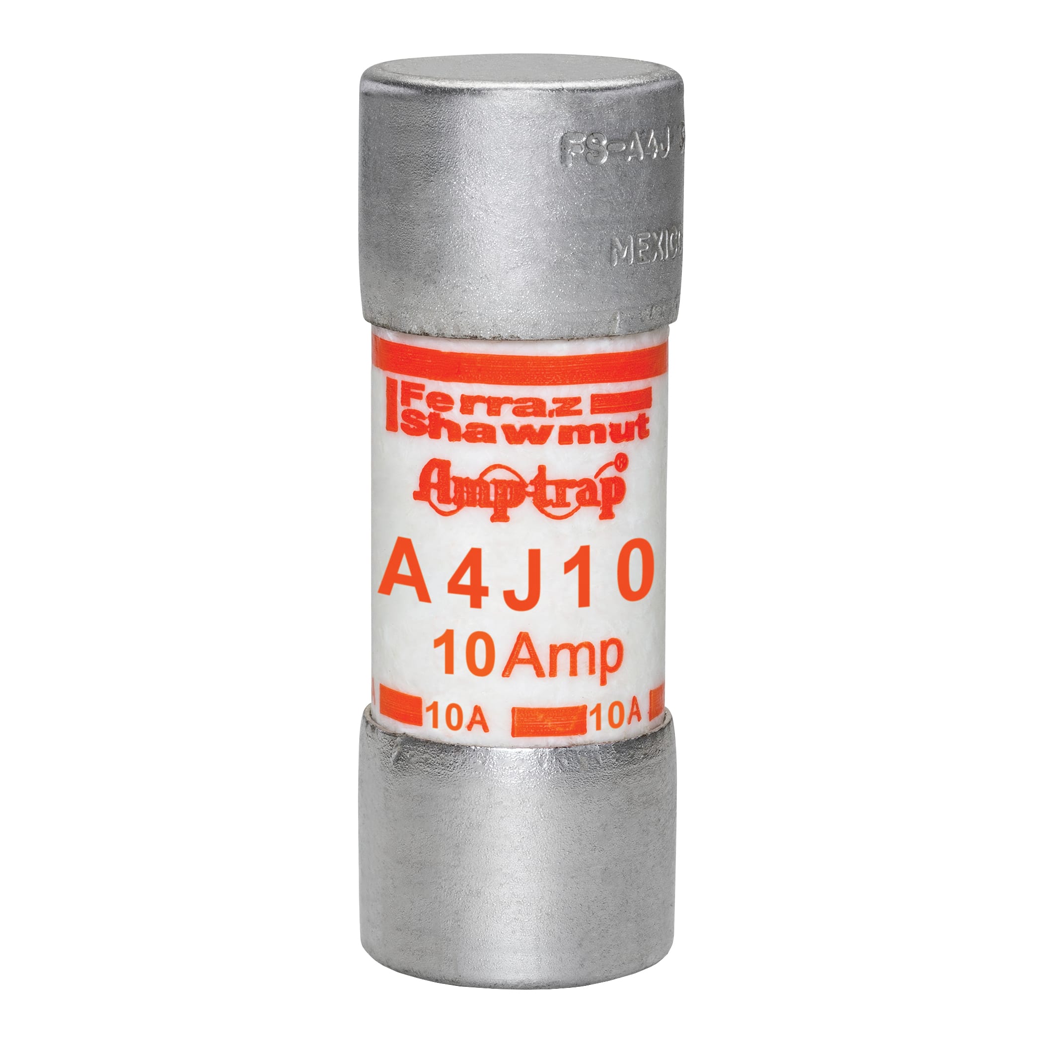 MERSEN - Fusibile A4J - Classe J - Ad azione rapida 600VAC 300VDC 10A Cilindrico