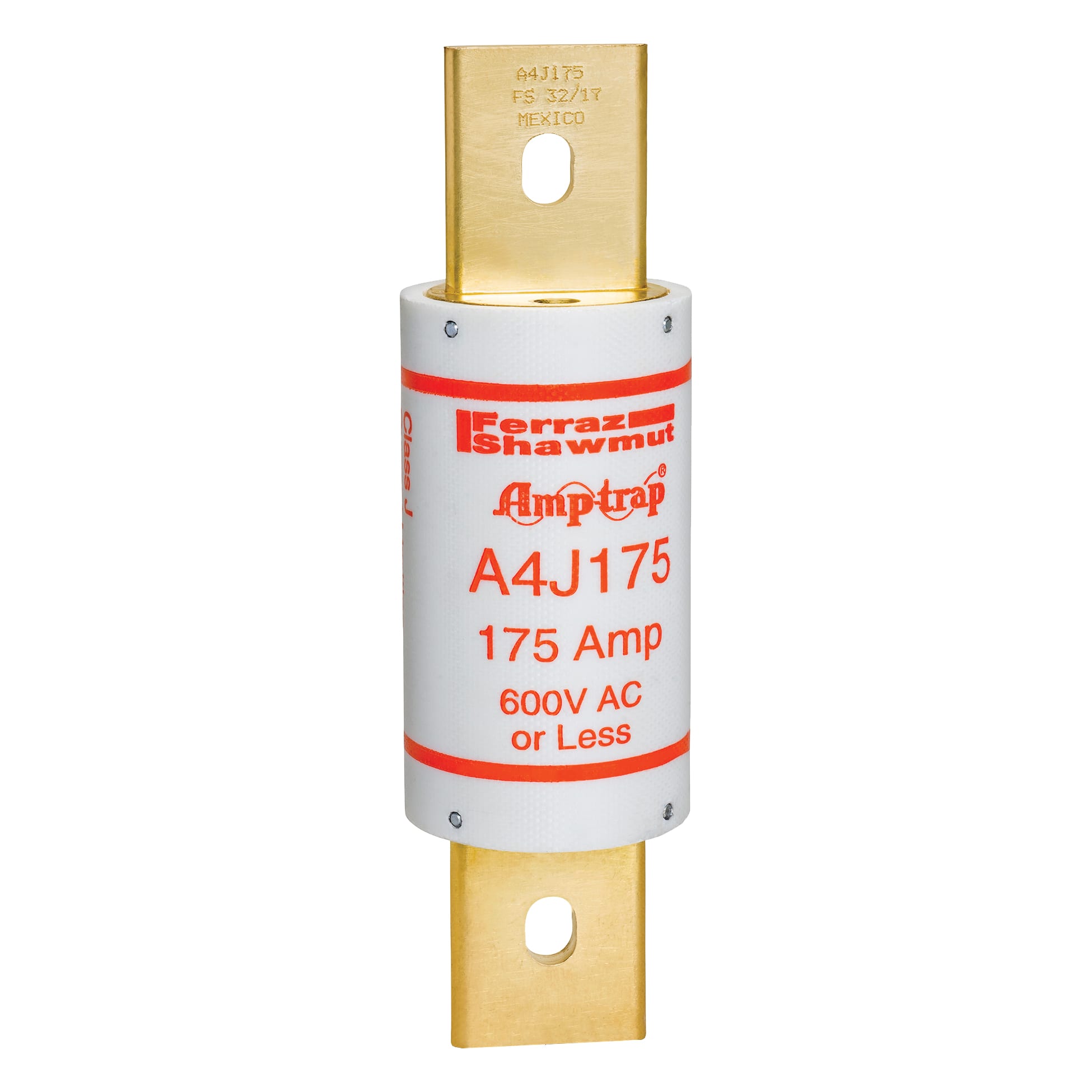 MERSEN - Fusibile A4J - Classe J - Ad azione rapida 600VAC 300VDC 175A Coltello