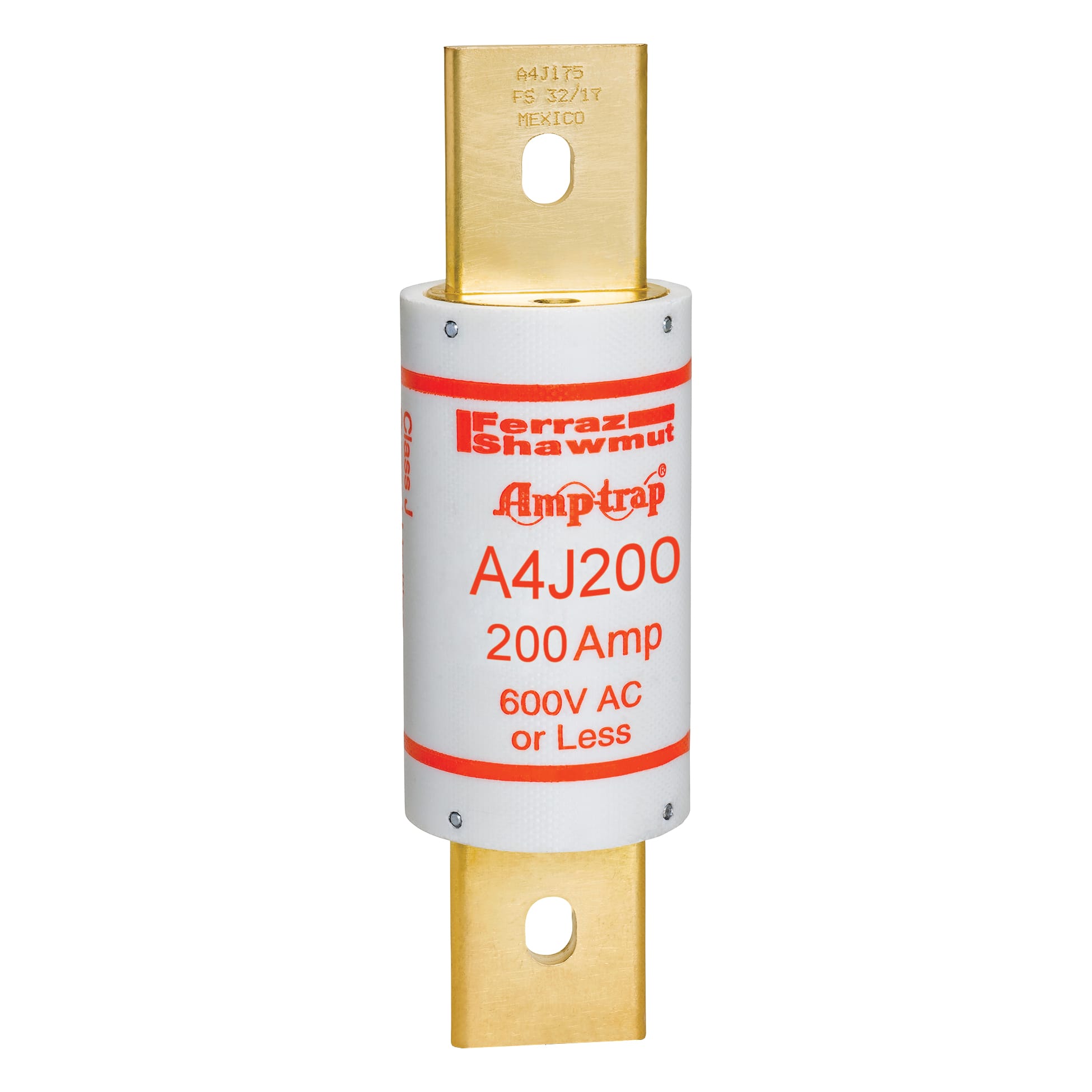 MERSEN - Fusibile A4J - Classe J - Ad azione rapida 600VAC 300VDC 200A Coltello