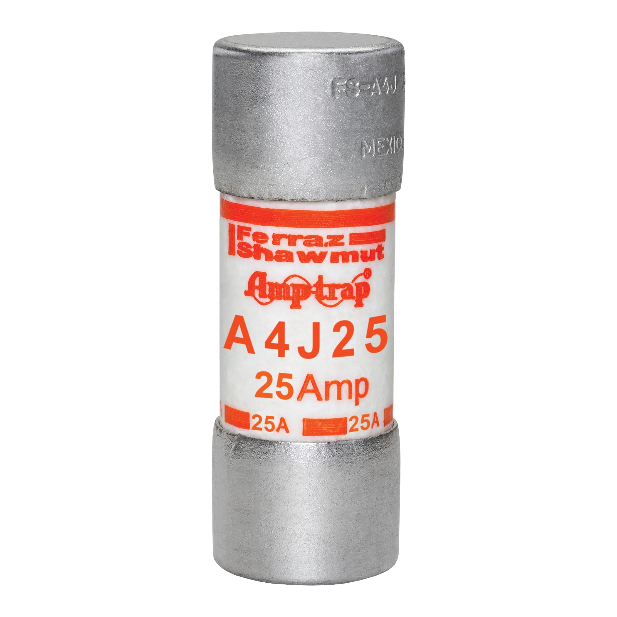 MERSEN - Fusibile A4J - Classe J - Ad azione rapida 600VAC 300VDC 25A Cilindrico