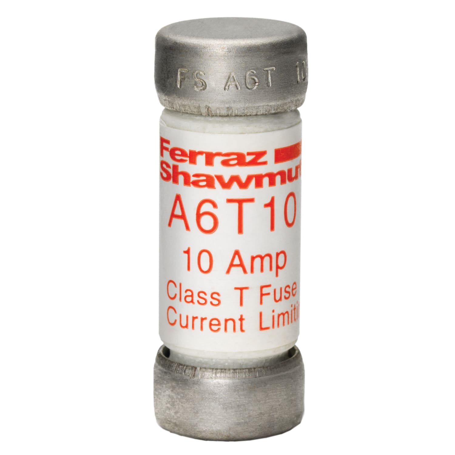 MERSEN - Fusibile A6T - Classe T - Ad azione rapida 600VAC 300VDC 10A Cilindrico